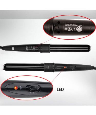 5 in 1 Curling Iron Curling Iron Wand Set Led Adjustable Temperature Hair Styling Curling Iron 5 Curling Irons of Different Sizes to Create Different Hairstyles 110 240V(US) - Buy Online on SooperMarket.com