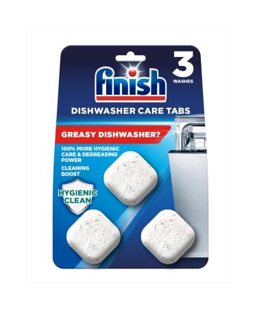 Finish In-Wash Dishwasher Cleaner Tablets 53g 3 Tablets Up to 3 Months of Clean
