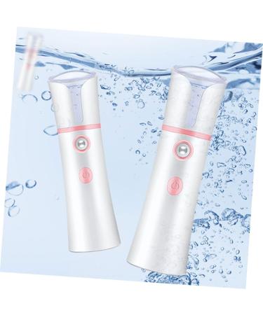 PLAFOPE 1pc Face Humidifier for Dry Skin Nano Steamer White Portable Face Humidifier 14.1x4cm - Buy Online on SooperMarket.com