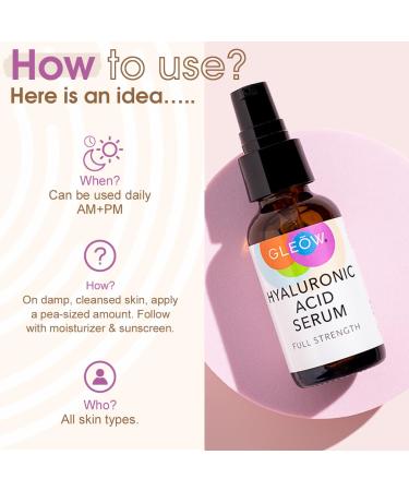 New 2024 Pure Hyaluronic Acid Serum - Hydrating & Anti-Aging Face Serum for Women | 2oz for Dry Skin & Dark Spots - Buy Online on SooperMarket.com