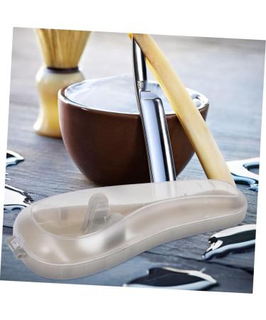 Angoily 2-Pack Razor Storage Box | Hard Shell Case for Safe Beard Travel | Durable Plastic Stand & Electrorasiser Holder - Buy Online on SooperMarket.com