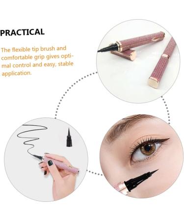 MUSISALY Eyeliner Eyelash Glue Pen Eye Liner Liquid Liner Black Eye Liner Pencils Eye Makeup Pink Skinned - Buy Online on SooperMarket.com