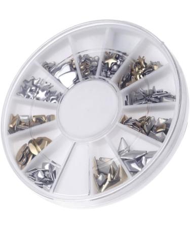 6 Styles Silver/Gold Nail Art 3D Glitter Rhinestones Gems Decoration Wheel Very Practical and Popular Practical design and Durable - Buy Online on SooperMarket.com