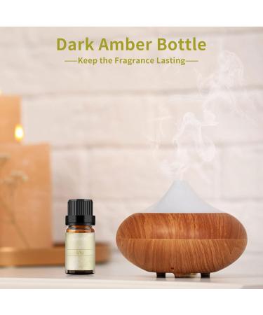 Lily Essential Oil 10ml - 100% Pure & Organic Fragrance Oil for Aromatherapy, Diffuser, Candle & Soap Making - Brown Bottle - Pack of 1 - Buy Online on SooperMarket.com