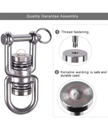 BeneLabel Swing Swivel - 360 Rotation, 770LB Capacity - Safe Rotational Device for Web Tree Swing, Aerial Dance, Children's Swing & Yoga Sets - Buy Online on SooperMarket.com