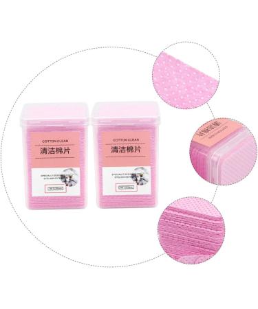 Beavorty 3200 Pcs Glue Wipes - Eyelash Glue Cleaning Pads & Remover - Non-Woven Adhesive Wipes for Nails - 4.8x4.8cm - Buy Online on SooperMarket.com