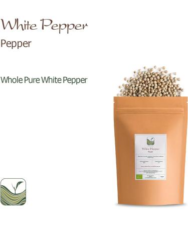 White Peppercorns Whole 100g - Premium White Peppercorn Spice - Buy Online on SooperMarket.com