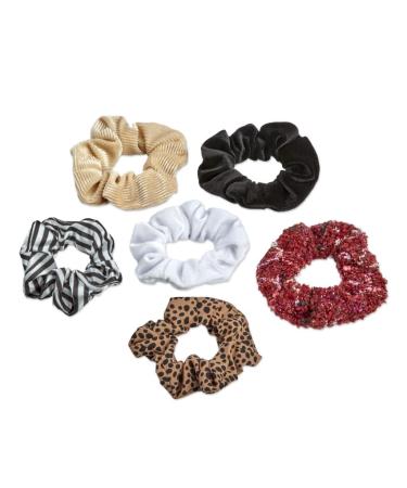 Six Days of Scrunchies Glamour Gift Set - Original Scrunchie with 6 Unique Designs in Presentation Box - Buy Online on SooperMarket.com
