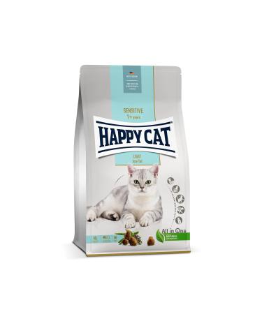 Happy Cat 70603 - sensitive adult light - dry food with poultry for overweight cats and hangover - 1.3 kg content Light 1.3 kg (1 Pack)