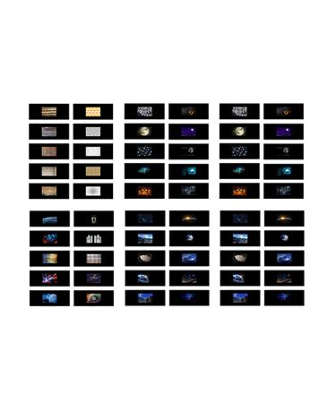 Godox AK-S Full Slide Set for Godox AK-R21 Projection Kit, 60 PCS Transparencies Collection for AK-R21