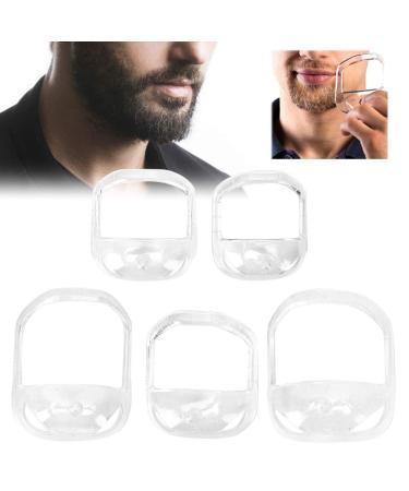 Professional Mustache Shaping Tool | Beard Shaper Template - ABS White for Precision Grooming - Buy Online on SooperMarket.com