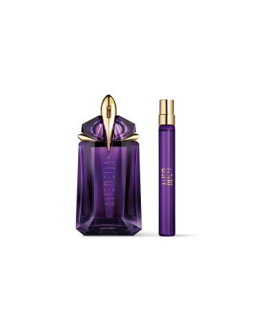 Mugler Alien - Eau de Parfum - Women's Perfume - Floral & Woody - With Jasmine Wood and Amber - Long Lasting Fragrance 1.15 Fl Oz (Pack of 2)