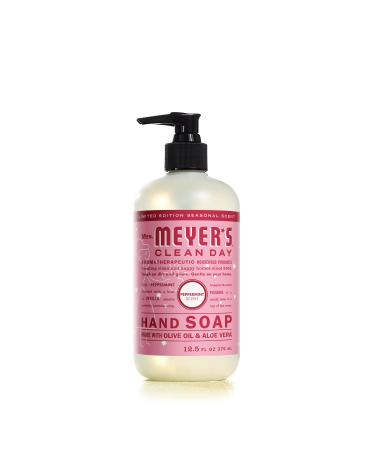 Mrs. Meyer's Hand Soap  Made with Essential Oils  Biodegradable Formula  Limited Edition Peppermint  12.5 fl. oz Peppermint 12.5 Fl Oz (Pack of 1)