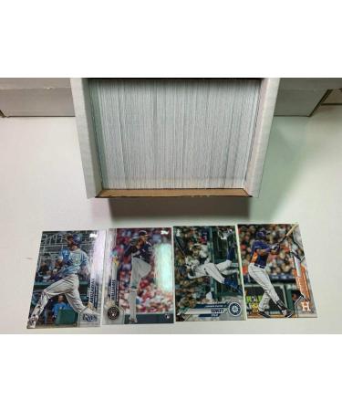 2020 Topps Update Complete Hand Collated MLB Baseball Set of 300 Cards in Raw (NM or Better) Condition - Includes 29 Rookie Cards With Randy Arozarena's first Topps Tampa Bay Rays Card and NL Rookie of the Year Devin Williams. Includes multiple cards of D