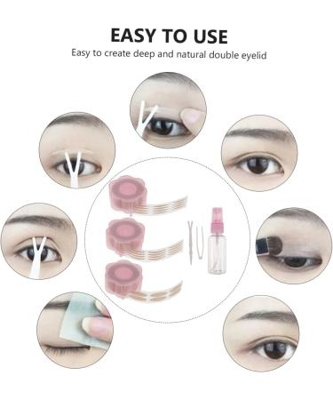 FOMIYES 2 Sets Double Eyelid Sticker Self- Adhesive Duct Tape Supplies Invisible Eyelid Tape Natural Invisible Tape Transparent Tape Eyes Adhesive Strip Glue Pink - Buy Online on SooperMarket.com