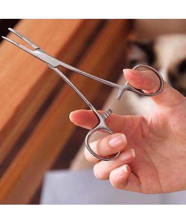 14cm Professional Straight Hemostat Hemostat Forceps Dog Grooming Scissors Piercing Forceps Tainless Steel Dog Ear Hair Puller Pet Dog Ear Hair Grooming Tweezers - Buy Online on SooperMarket.com
