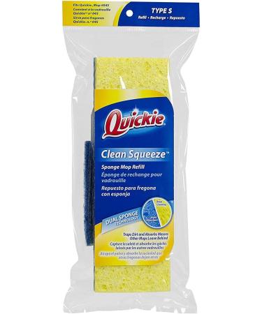 Quickie Sponge Mop Refill 3 x 9 Type S - 4 Pack | Replacement Mop Heads - Buy Online on SooperMarket.com