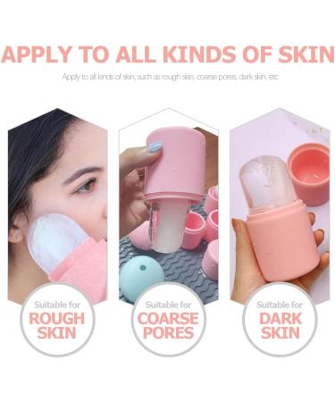 Silicone Ice Face Roller - Cooling Facial Massage Tool for Radiant Skin | Shop Pink Ice Rollers for Refreshing Skincare - Buy Online on SooperMarket.com