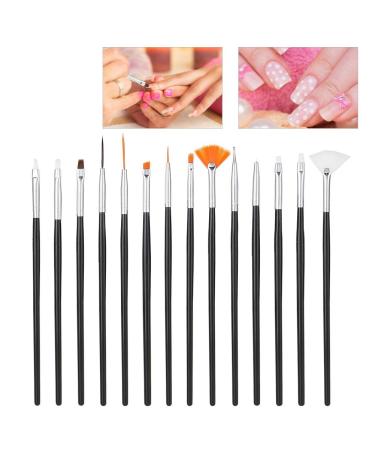 15pcs Painting Brush Set - DIY Nail Art Manicure Tools for Detailed Dotting & Line Drawing - International Shipping Available - Buy Online on SooperMarket.com