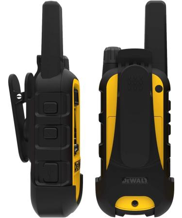 DEWALT DXFRS300 Heavy Duty Walkie Talkies - Waterproof, Shock Resistant, Long Range, Rechargeable Two-Way Radio (2 Pack) - Buy Online on SooperMarket.com