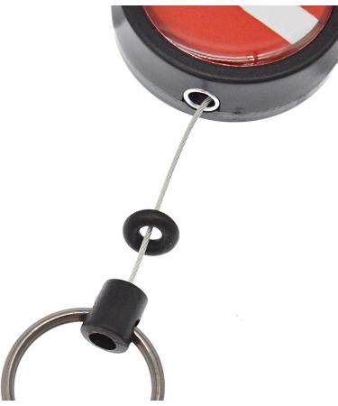 CaCaCook Retractable Lanyard - Black 10x4x2 | Durable Adjustable Perfect for ID & Keys | Shop Internationally - Buy Online on SooperMarket.com