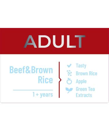 Hunger of the Wolf Adult Dog Food - Beef & Brown Rice 3kg | Premium Dry Food for All Breeds - Buy Online on SooperMarket.com