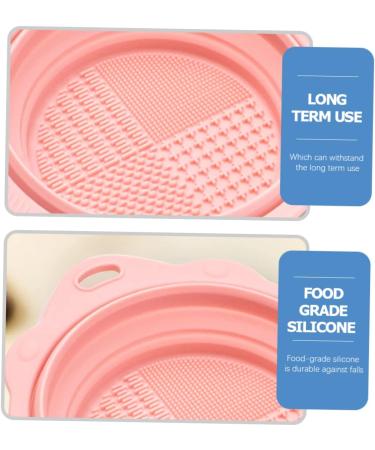 Angoily 10 pcs Foldable Brush Cleaner Mat Makeup Tools powder puff Cosmetics Brush Scrubber Makeup Cleaner wash bowl cleaning pad cleaning bowl cleaning board Cleaner Makeup Brush Cleaner 14.5x14.2cmx5pcs Assorted Colorx5pcs - Buy Online on SooperMarket.com