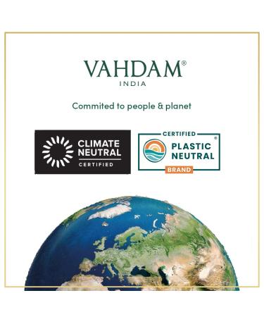 Vahdam Herbal Tea - Caffeine-Free Turmeric Ginger Infusion Bags (15 Bags, 1.06 oz) - Buy Online on SooperMarket.com