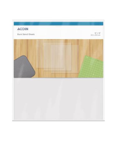 25 Pieces 4 mil Blank Stencil Material Mylar Template Sheets for Stencils 12 x 12 inches 12 x 12 inches 4 mil 25 packs
