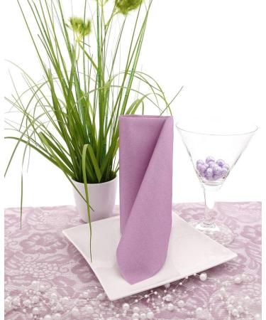 Shop 50 APARTina Pastel Purple Airlaid Napkins | Premium Fabric-Like 40x40 cm | Ideal for Elegant Dining & Events - Buy Online on SooperMarket.com