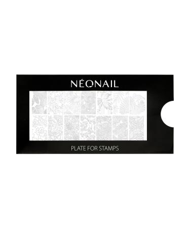 Neonail Stamping Plate 14 - Stamping Platte - Stencil Plate - Nail Art - Nail Design - Nail Stamp Schablone - French Nails Stencil - Nail Art Stamp