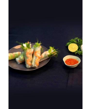 Lyan Mekong River Banh Trang Vietnamese Three Colours Rice Paper Round 22cm - 300g - Pack of 2 | Gluten-Free | Vegan | 100% Natural Rice Paper - Buy Online on SooperMarket.com