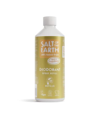 Salt of the Earth - Natural Deodorant Spray Refill - Certified Natural Vegan Long Lasting Protection Leaping Bunny Approved Made in the UK - 500ml (Neroli & Orange Blossom 500ml) Neroli & Orange Blossom 500 ml (Pack of 1)