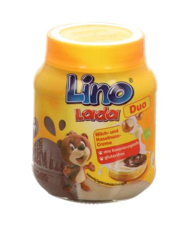 Podravka Lino Lada Duo Hazelnut Cream Fine spread made from hazelnuts and cocoa (1 x 400 g)