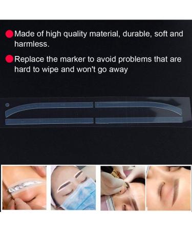 Eyebrow Grooming Stencil Stickers + Pencil Brush Guide for Beginners - Waterproof & Long Lasting Makeup Aid - Buy Online on SooperMarket.com