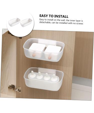 Zerodeko 2pcs Double Layer Drainer Basket Filter Basket Color Contrast - Buy Online on SooperMarket.com