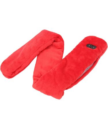 Heated Scarf - Adjustable Temperature Heating Scarf for Daily Use | Red | Best for Warmth & Comfort - Buy Online on SooperMarket.com
