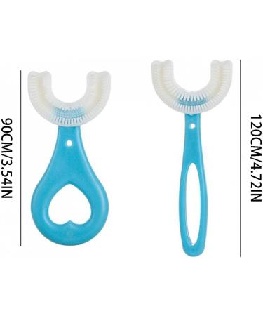 BfnzBdnz Kids Toothbrushes U- Shaped Toothbrush Soft Silicone Brush Head Toothbrush Oral Teeth Cleaning Toothbrush for Children's Soft Toothbrush 360 Silicone U-Shaped Toothbrush Toddlers Pink Pink-m - Buy Online on SooperMarket.com