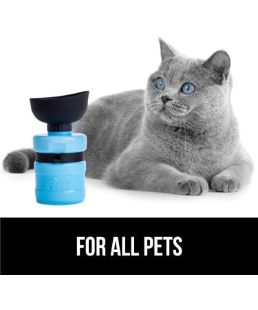Gorilla Grip Portable Dog Water Bottle - Leak Proof 20oz Silicone Dispenser for Puppy Walks, Travel, Hiking - Keep Pets Hydrated on the Go - Black - Buy Online on SooperMarket.com
