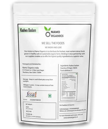 Metrol Namo Organics - Sugar Kadwa Badam - 250 Gm - Diabetes Bitter Almonds - Sky Fruit/Mahogany Seeds - Sourced from 100% Organic Farms (Bitter Almond) - Buy Online on SooperMarket.com