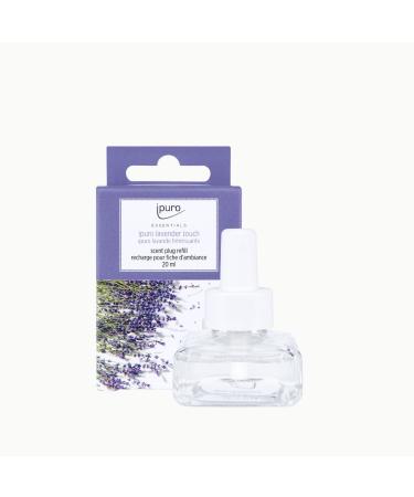 Ipuro Lavender Touch - Electric SCENT Plug refill with contemplative lavender - refillable air freshener for the socket 20ml - room fragrance for a puristic fragrance experience - without fragrance plug