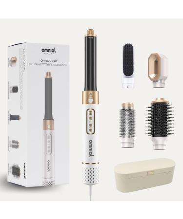 Omnial | Omniair Pro |5in1 hairstyler styling set with 5 attachments.Optimal use by 3 temperature levels and 3 air size |Coldshot function for a longer stop |Suitable for all hair types