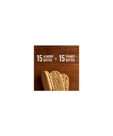 Nature Valley Biscuit Sandwich - Almond & Peanut Butter, 30 Count | Healthy Snacks - Buy Online on SooperMarket.com