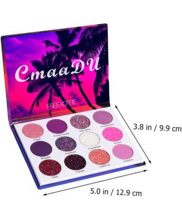 WOONEKY 1 Box Eyeshadow Palette Woman Eyeshadow Pallet Eye Shadow Plate Makeup Supplies Plastic - Buy Online on SooperMarket.com