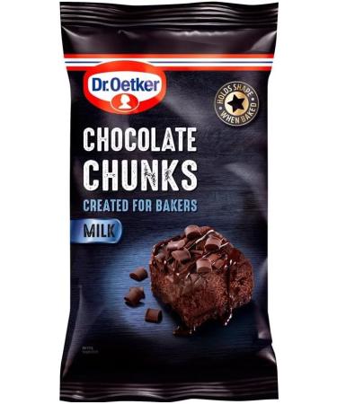 Milk Chocolate Chunks Bundle With Dr. Oetker Milk Chocolate Chunks 100g (3 Pack) - Buy Online on SooperMarket.com