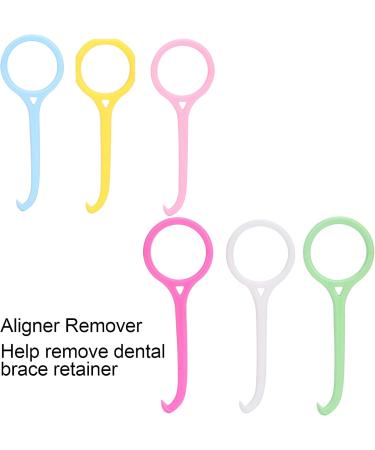 Braces Retainer Remover - 6pcs Food Grade Plastic Aligner Remover | Anti-Slip Orthodontic Tool for Orthodontics - Buy Online on SooperMarket.com