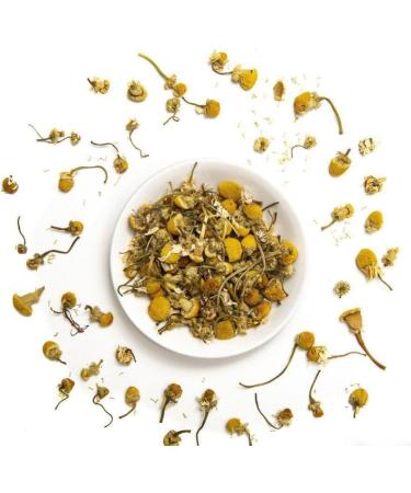 Pure Egyptian Chamomile Flowers Tea | Egyptian Chamomile Tea Premium Herbal Loose-Leaf Tea | Caffeine-Free Vegan Premium Herbal Natural Tea - Buy Online on SooperMarket.com
