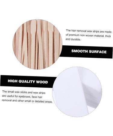 Angoily 400pcs Disposable Beauty Bar Spatula - Medium Wooden Wax Scraper & Stick Suite - Natural Birch for Smooth Waxing  - Buy Online on SooperMarket.com