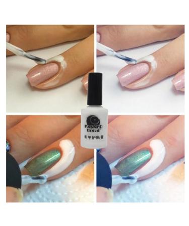 FRCOLOR 3pcs Glue Palisade Latex Liquid Tape Glue Polish Anti-overflow Glue Tearable Nail Polish mediumx3pcs Pinkx3pcs - Buy Online on SooperMarket.com