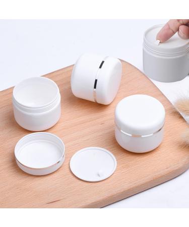Zasiene Travel Cream Jar 12 Pieces 50 ml Travel Cream Jar Container 50 ml Container for Cream Empty Cream to Fill with Spatula and Label - Buy Online on SooperMarket.com